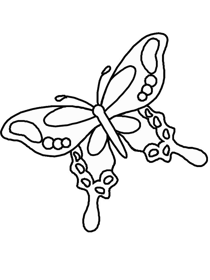 label butterfly coloring pages - photo #23