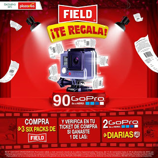 Participa y gana una de las 90 cámaras GoPro - FIELD