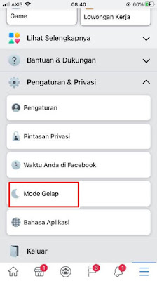 How to Enable Dark Mode on Facebook IOS App 3
