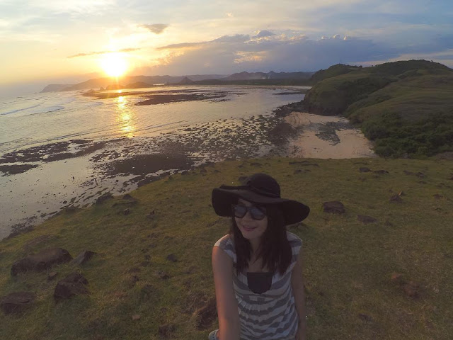 sunset bukit merese foto sunset bukit merese lombok