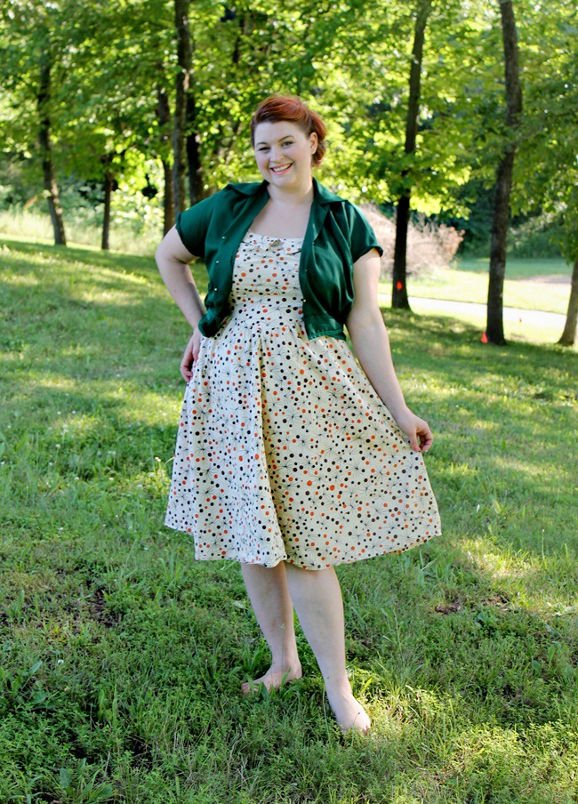 plus size vintage style summer dress from Tatyana Boutique