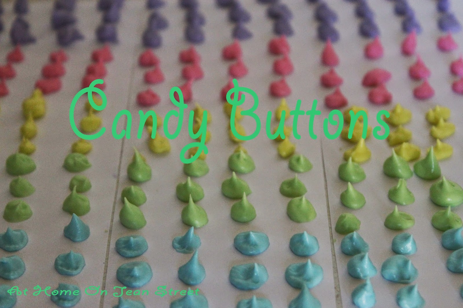 At Home on Jean St. Candy Buttons