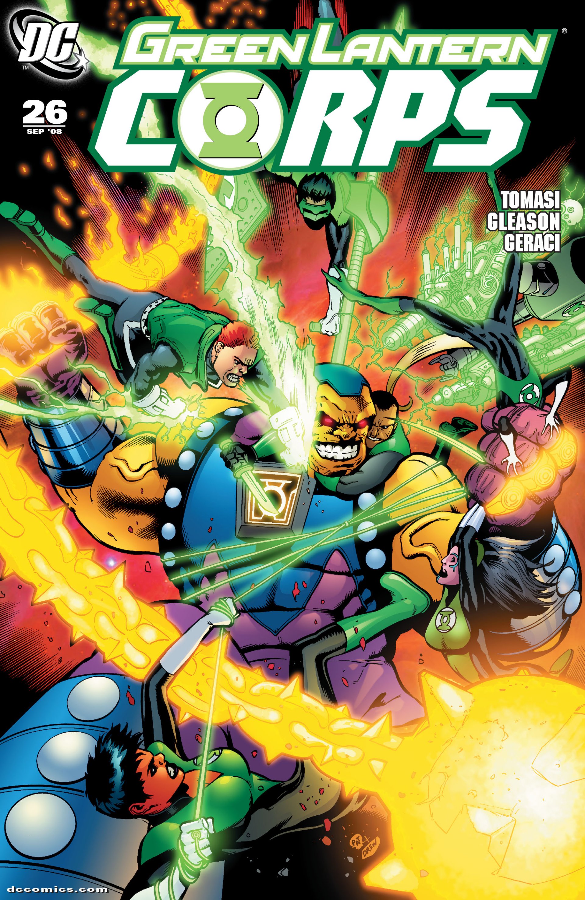 Read online Green Lantern Corps (2006) comic -  Issue #26 - 1