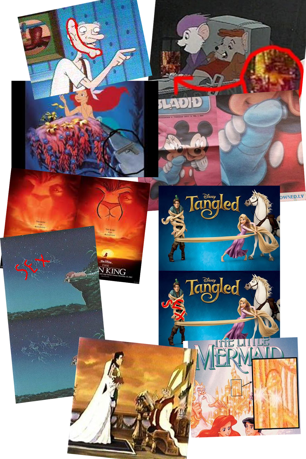 Random Thoughts Subliminal Messages From Disney
