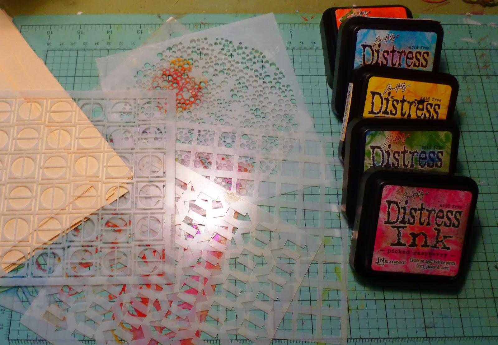 Club de art journal de Québec Les stencils