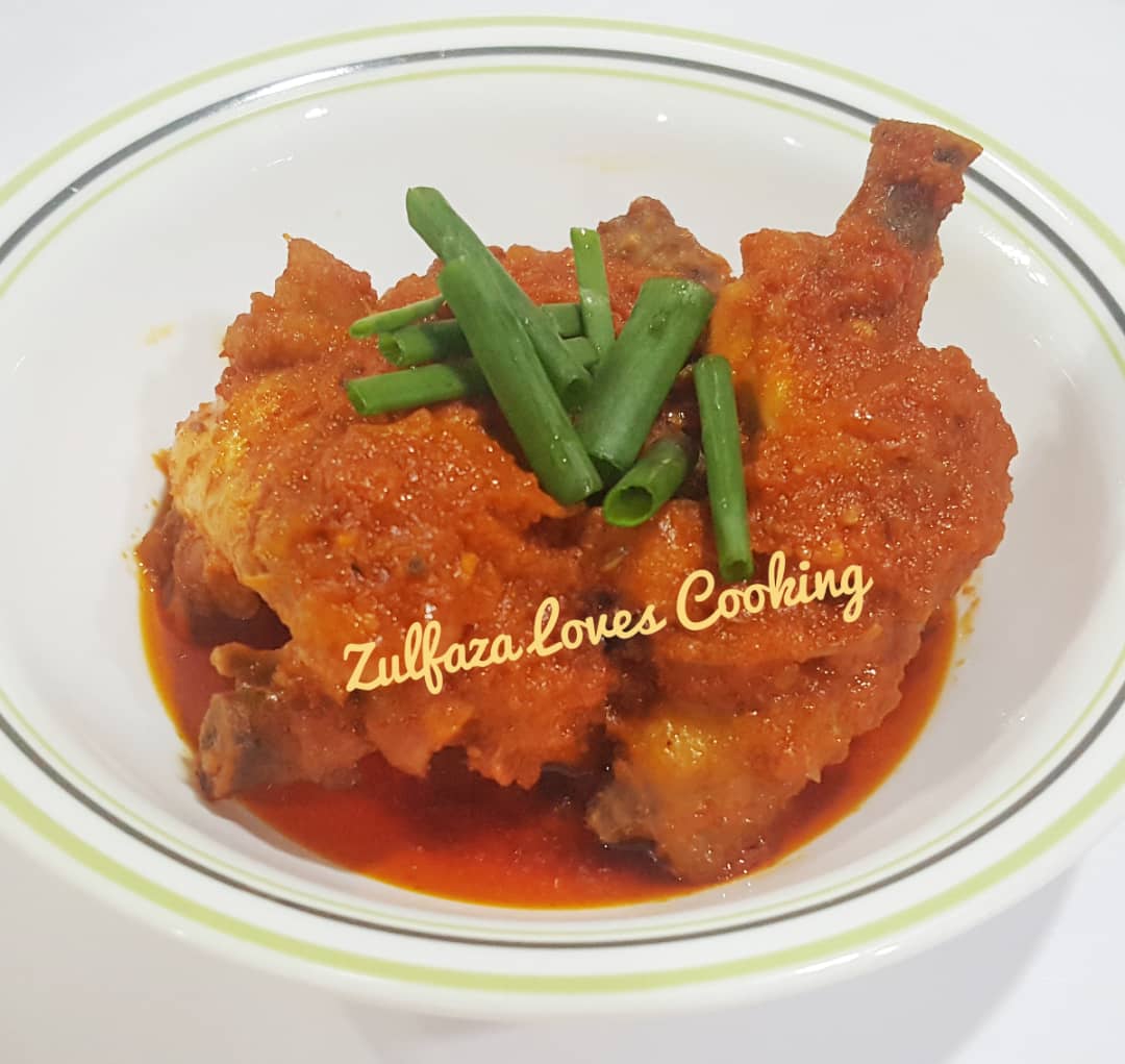 ZULFAZA LOVES COOKING Ayam masak ros mamak penang