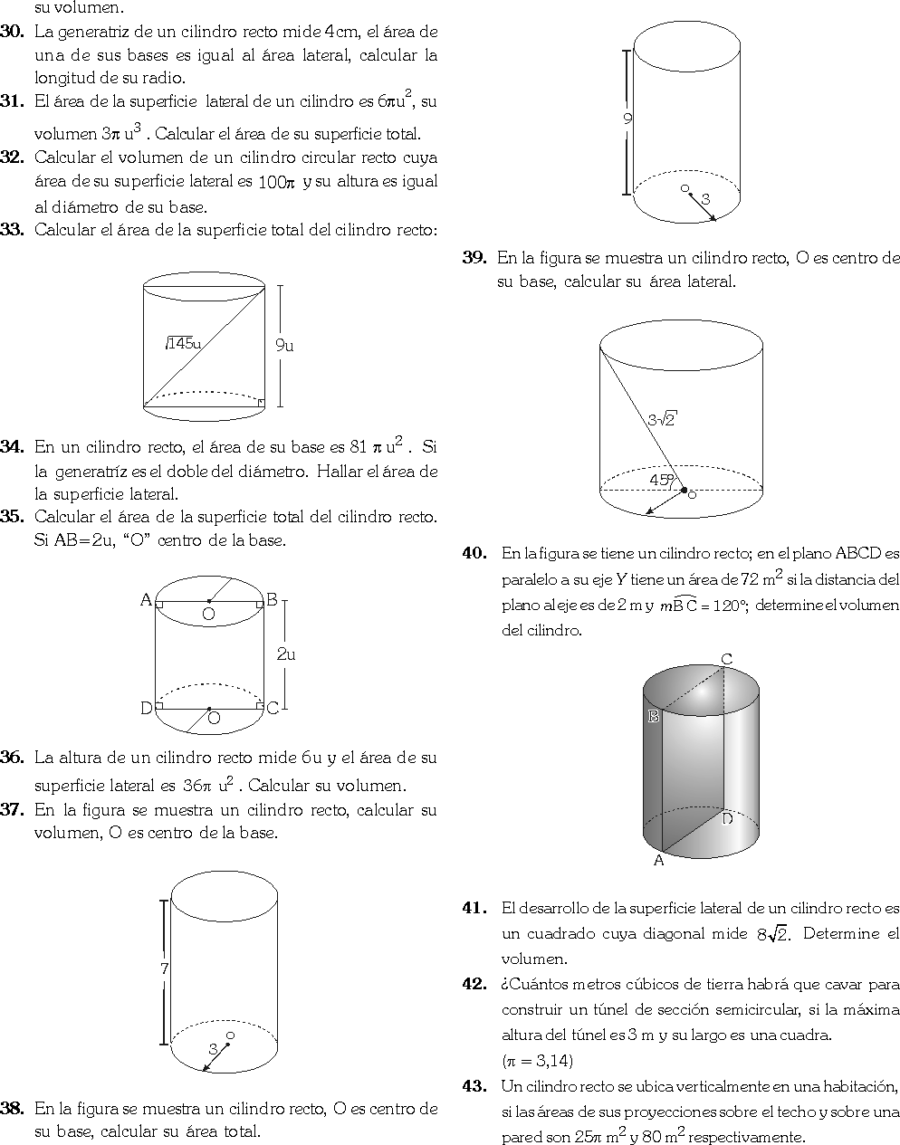 EL CILINDRO EJERCICIOS RESUELTOS PDF EL CILINDRO EJERCICIOS RESUELTOS PDF