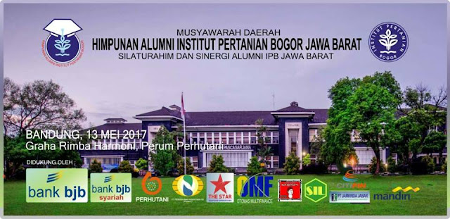 Banner Musyawarah Daerah HA IPB DPD Jawa Barat Tahun 2017. Banner Musyawarah Daerah HA IPB DPD Jawa Barat Tahun 2017.