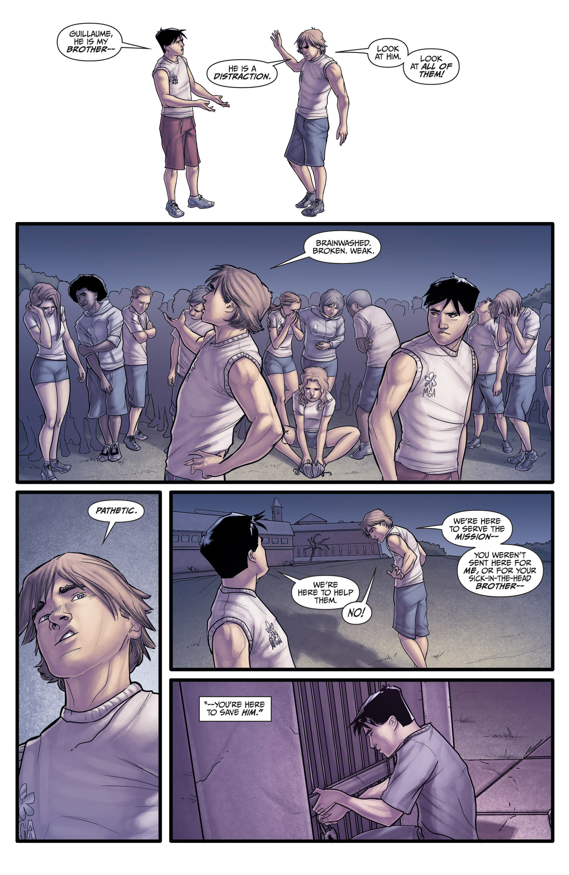 Read online Morning Glories comic -  Issue # _TPB 3 - 190