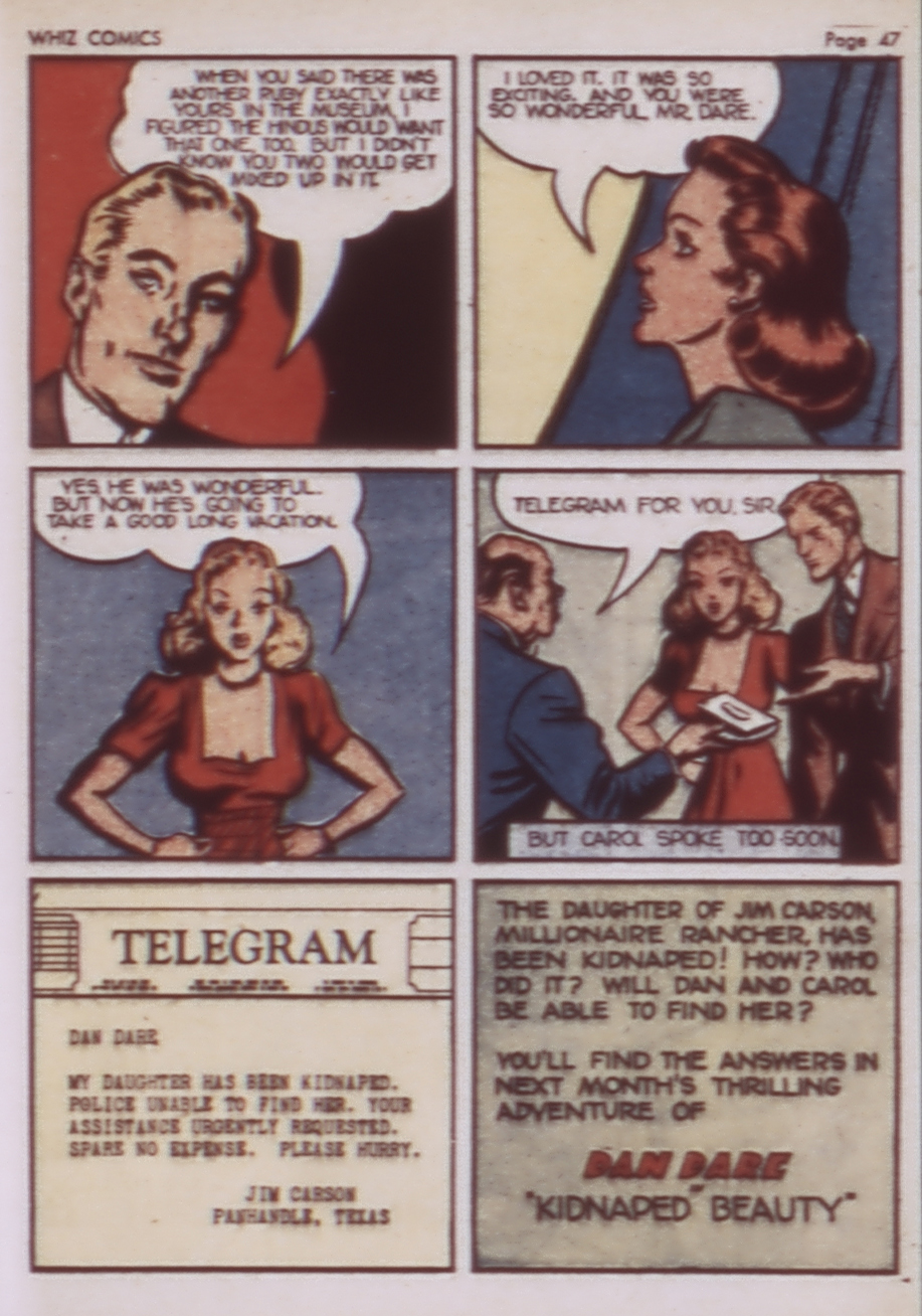 Read online WHIZ Comics comic -  Issue #3-April 1940 - 49