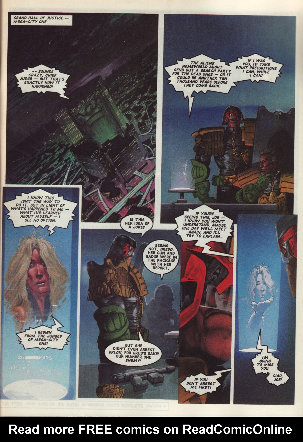 Read online Judge Dredd: The Megazine (vol. 2) comic -  Issue #34 - 41