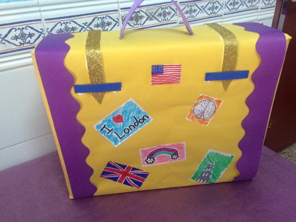 OUR ENGLISH CLASS Art and craft creating our suitcases for our ideal