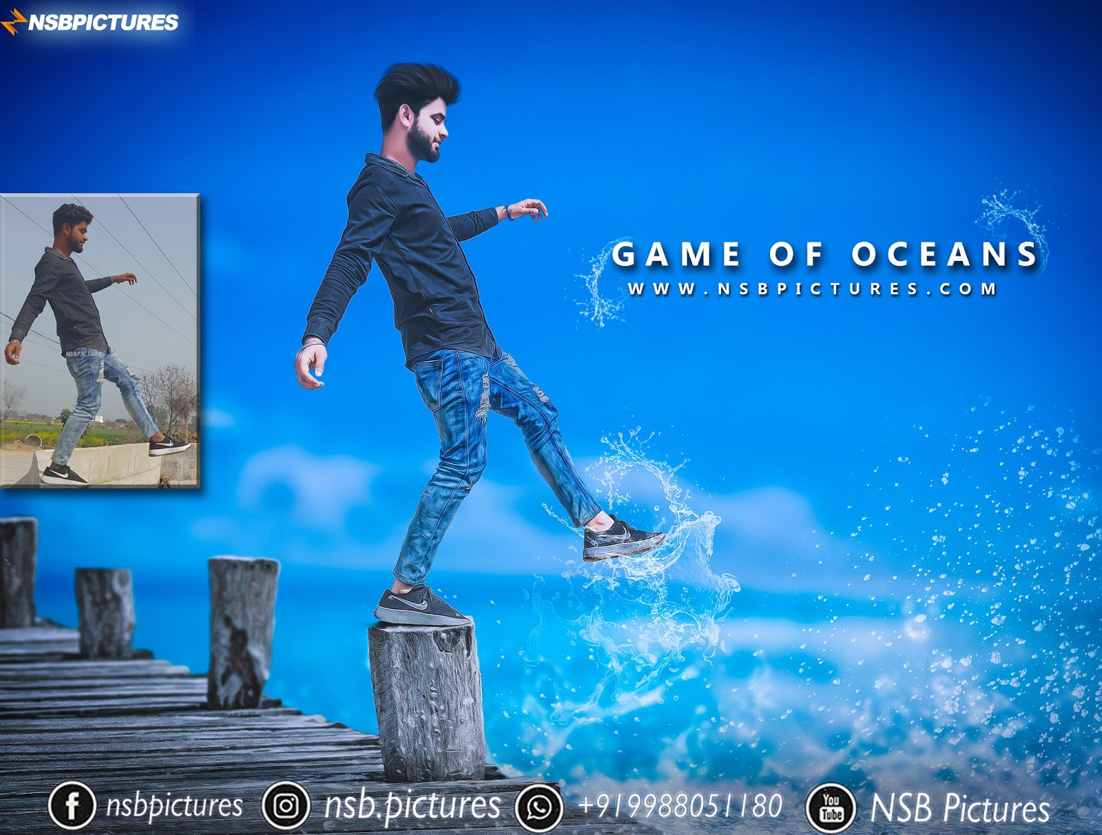 Game of ocean - best picsart manipulation - NSB PICTURES