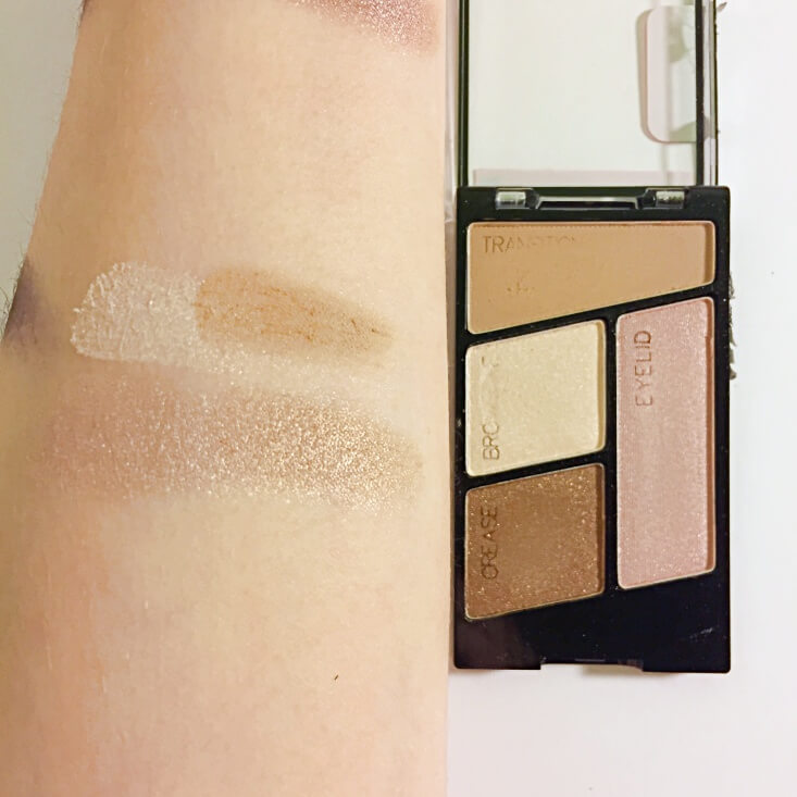 wet n wild coloricon Eyeshadow Quad Walking on Eggshells swatch wet n wild coloricon Eyeshadow Quad Walking on Eggshells swatch