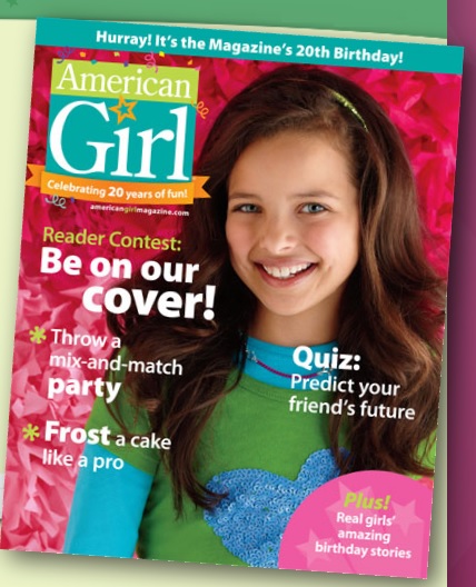 Bonggamom Finds: American Girl Magazine Special Birthday Coloring Page