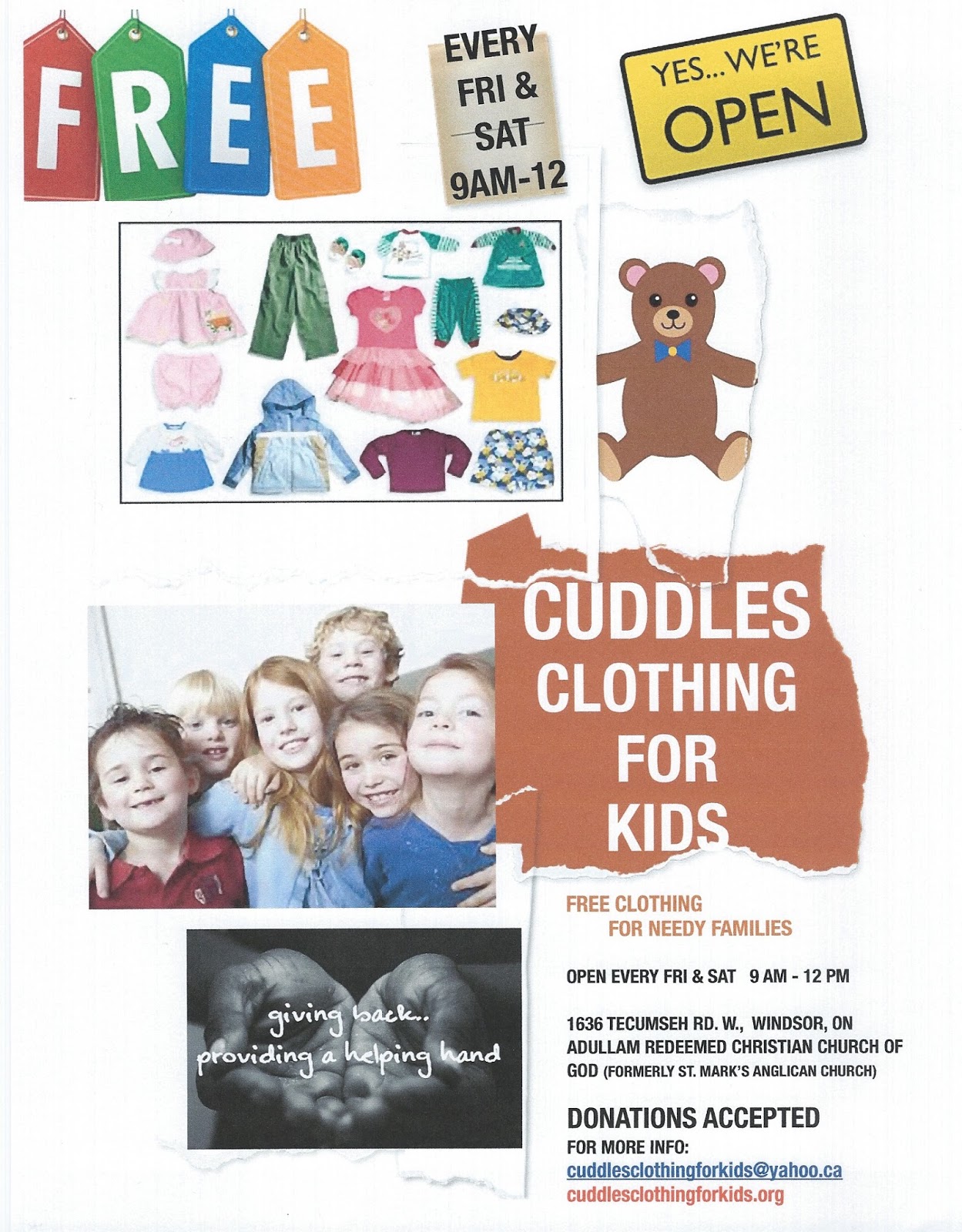Cuddles Clothing for Kids in the West End