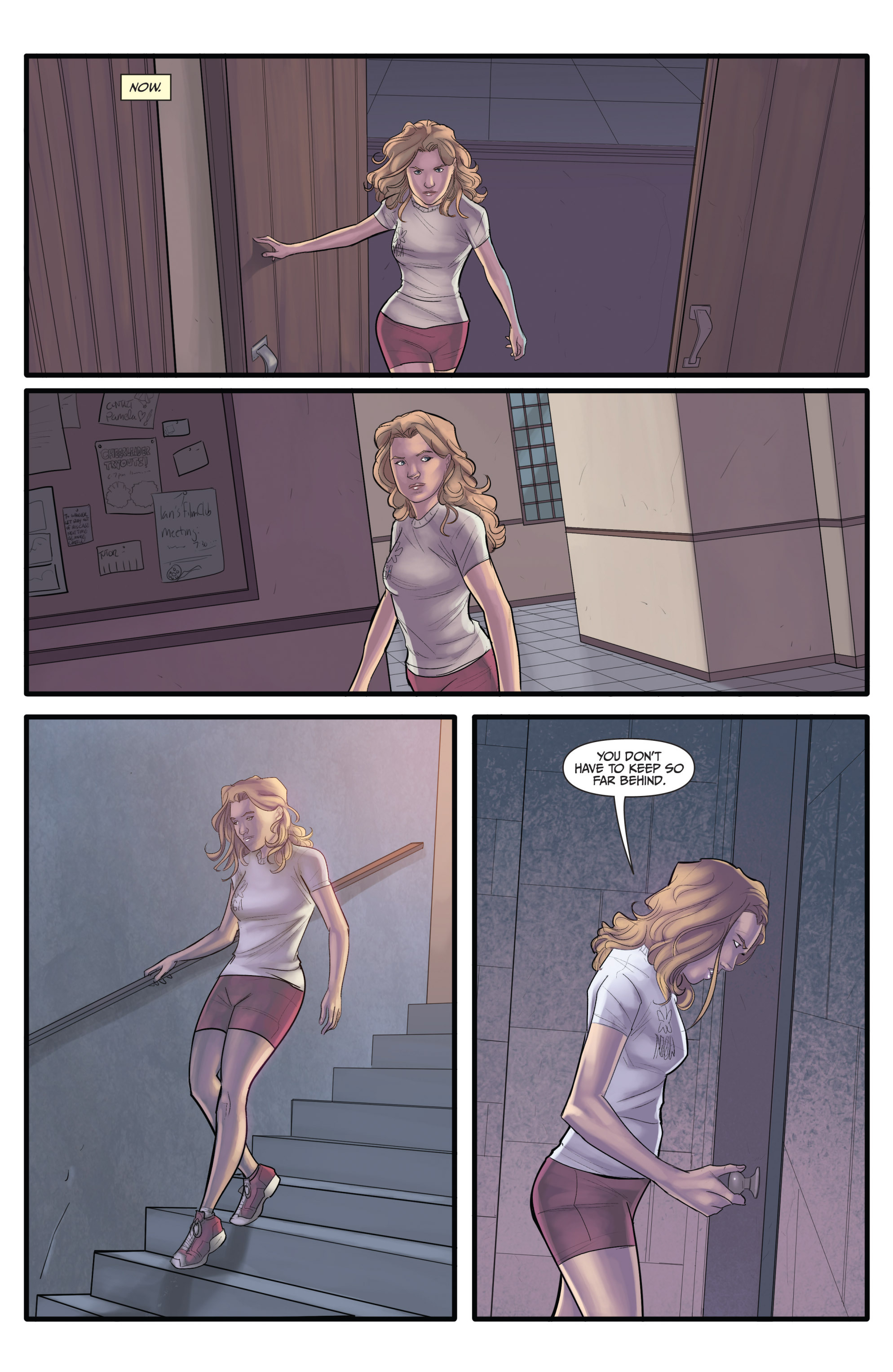 Read online Morning Glories comic -  Issue #27 - 39