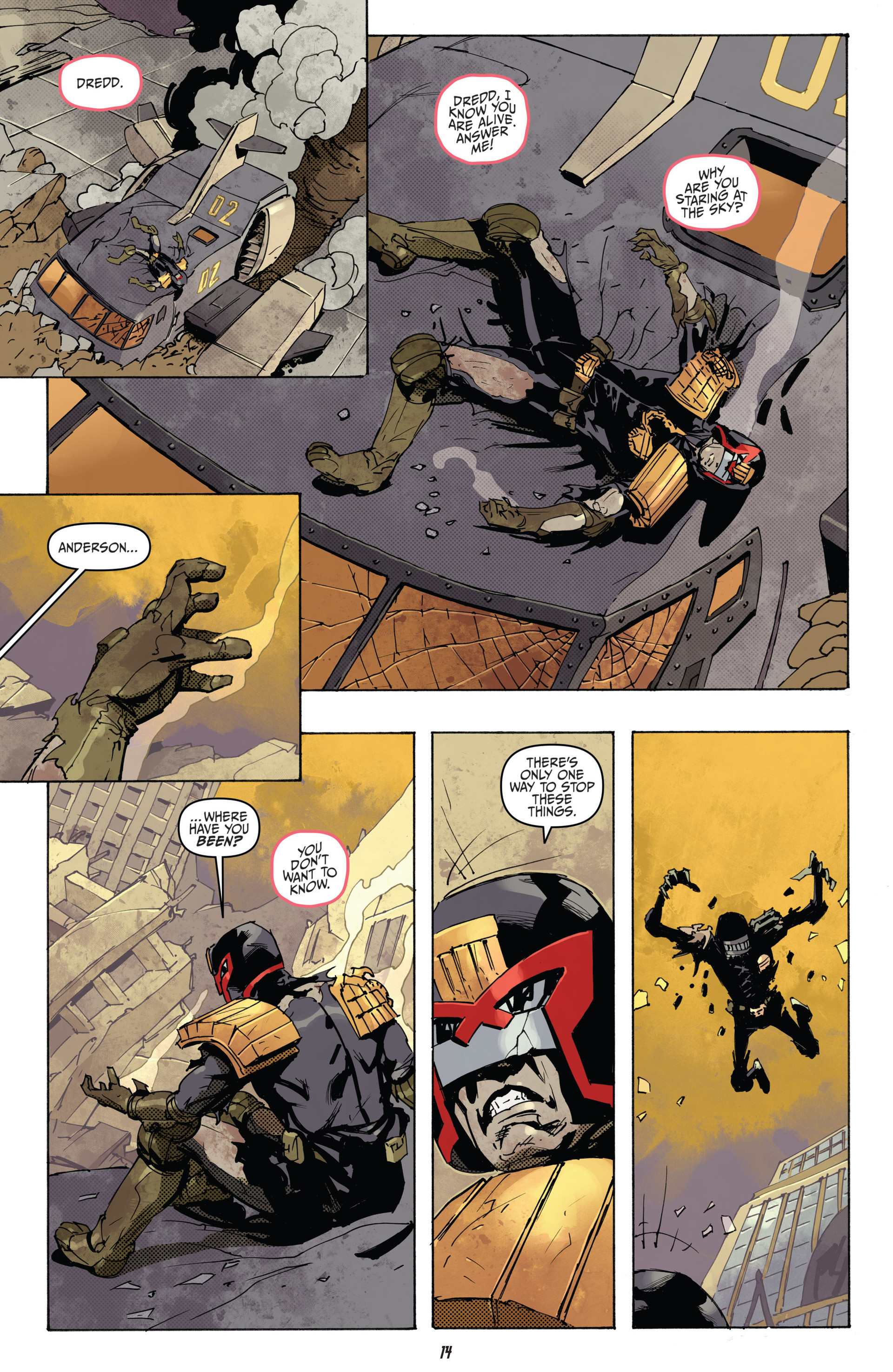 Read online Judge Dredd (2012) comic -  Issue #22 - 16