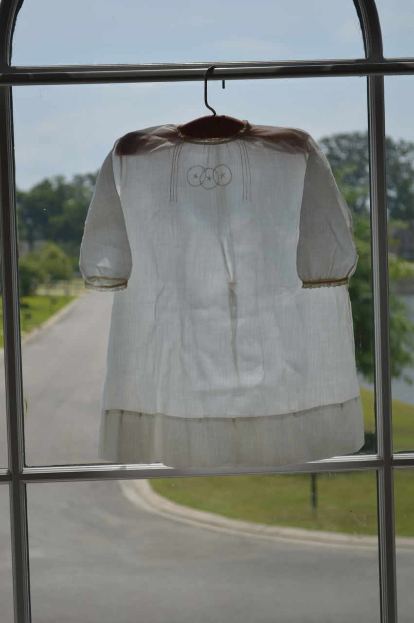 Vintage Baby Dress - Beige main image 1