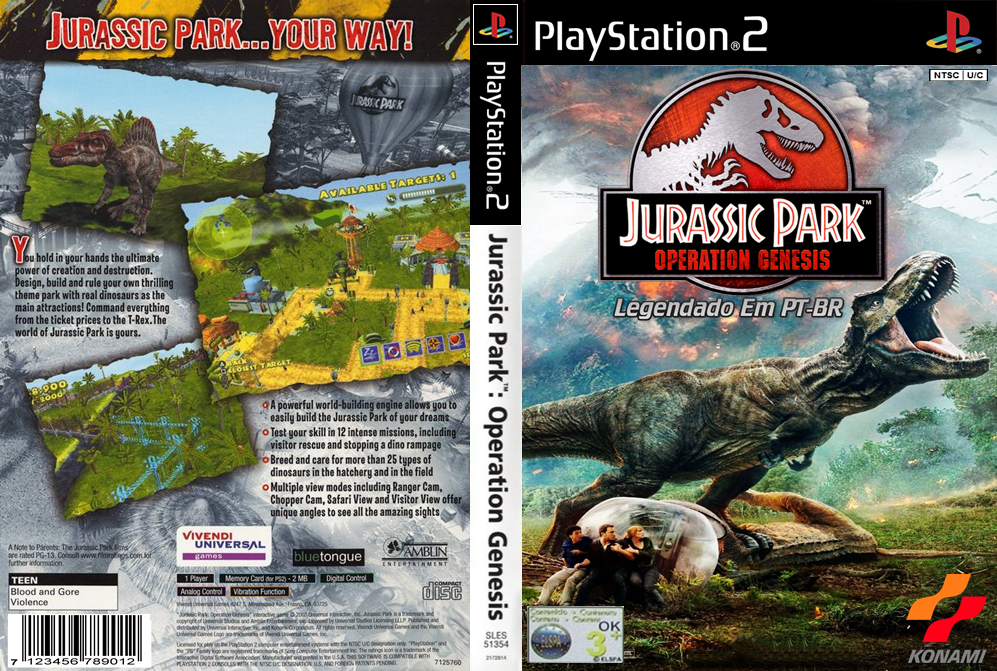 Jurassic park operation genesis iso download