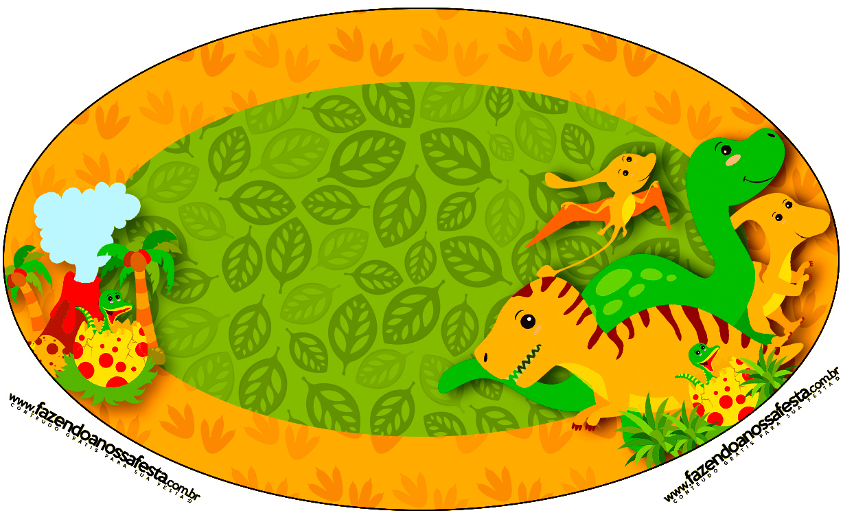 Fiesta de Dinosaurios Etiquetas para Candy Bar de Cumpleaños para Imprimir Gratis. Ideas y