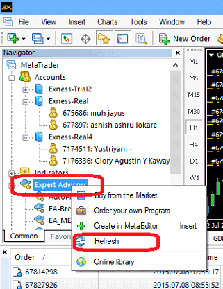 Contoh demo forex