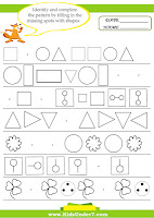 Pattern Recognition Worksheets | Printable Coloring Pages