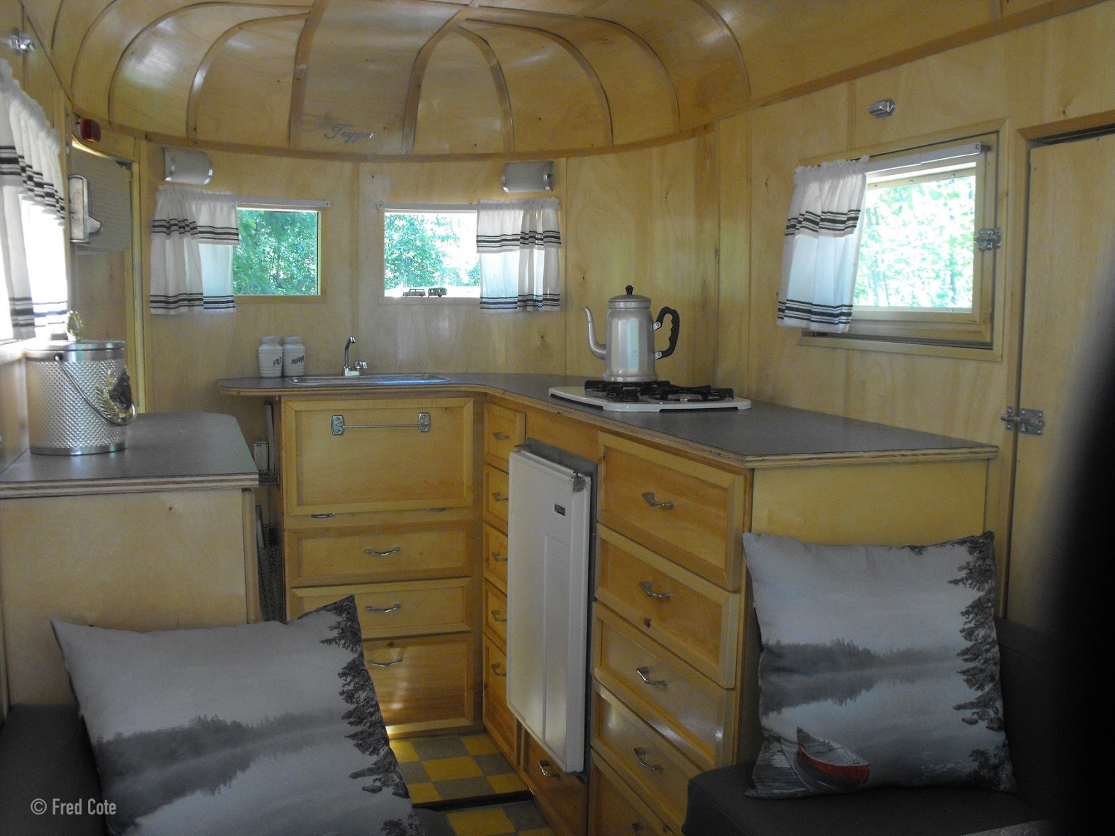 TINY HOUSE TOWN Horse Trailer Turned Camper