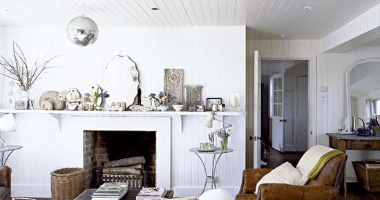all white cottage living room