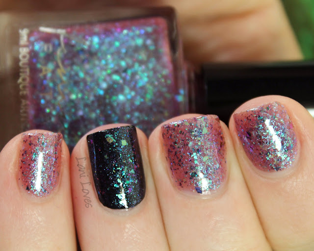 Femme Fatale Cosmetics Night and Silence nail polish Swatches & Review