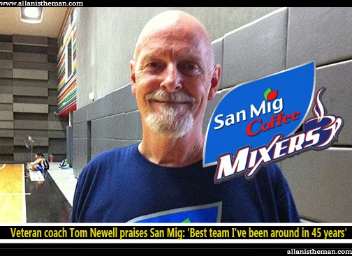 Veteran coach Tom Newell praises San Mig: 'Best team I've been around in 45 years'