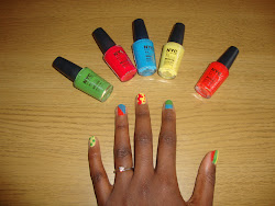nail neon crazy nyc loud bright