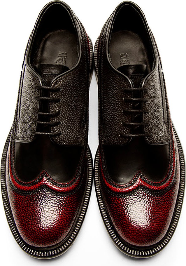 The Detail's Appeal: Alexander McQueen Piped Austerity Brogues ...