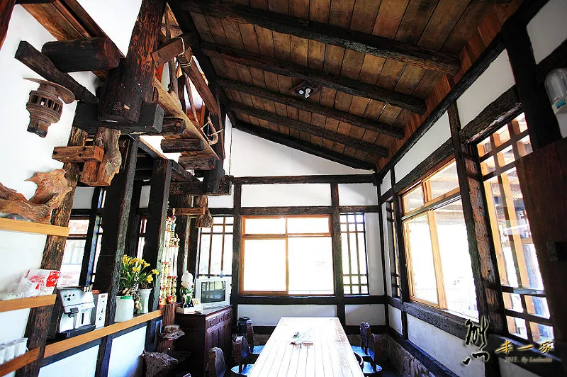 南投埔里 佳園渡假山莊日式風建築餐廳