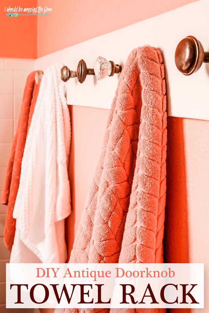 Antique Door Knob Towel Holder i should be mopping the floor