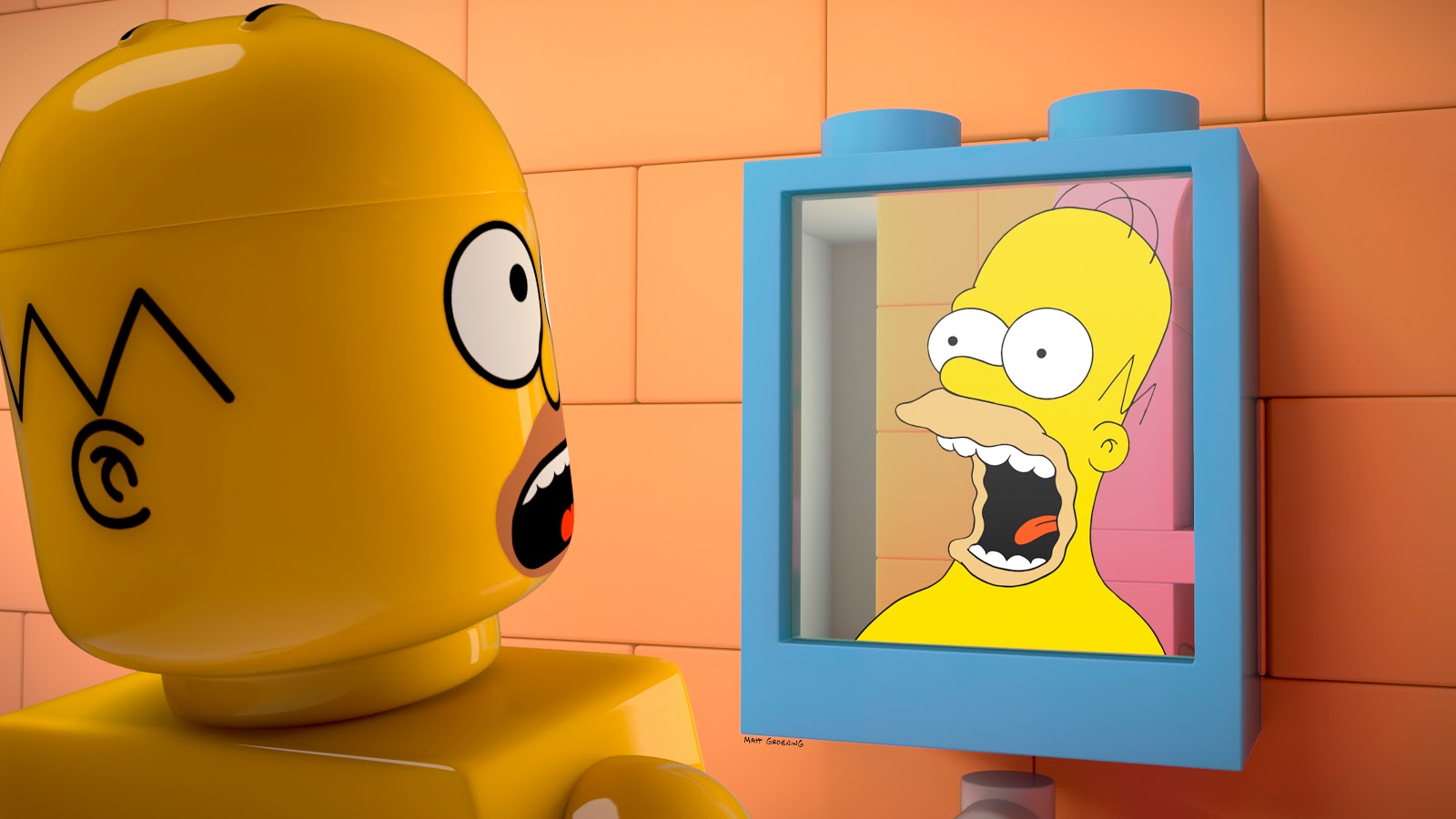 The Simpsons - Episode 25.20 - Brick Like Me (Lego Episode) - Promotional Photos