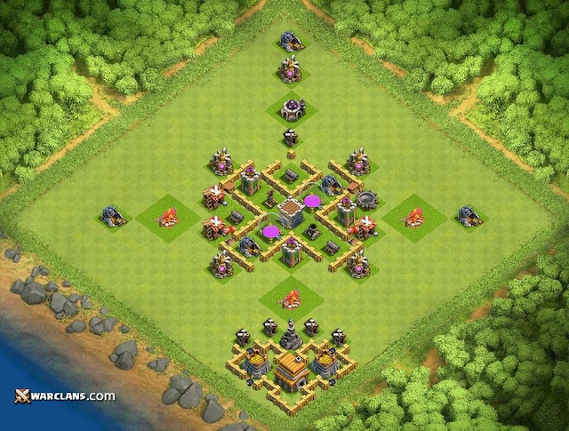 COC TH 5 Farming Base Layouts.