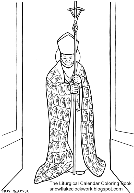 saint pope john paul ii coloring pages - photo #24