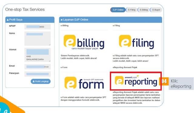 Cara Mengaktifkan e-Reporting DJP Online