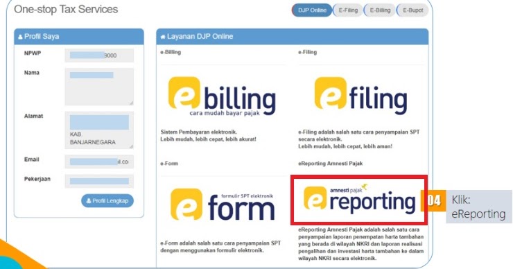 Cara Mengaktifkan e-Reporting DJP Online - eFaktur dan eSPT