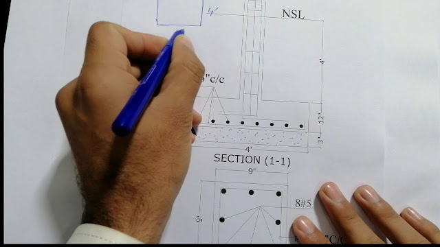 Foundation and Footing Drawing Sections - How to study Foundation drawing
