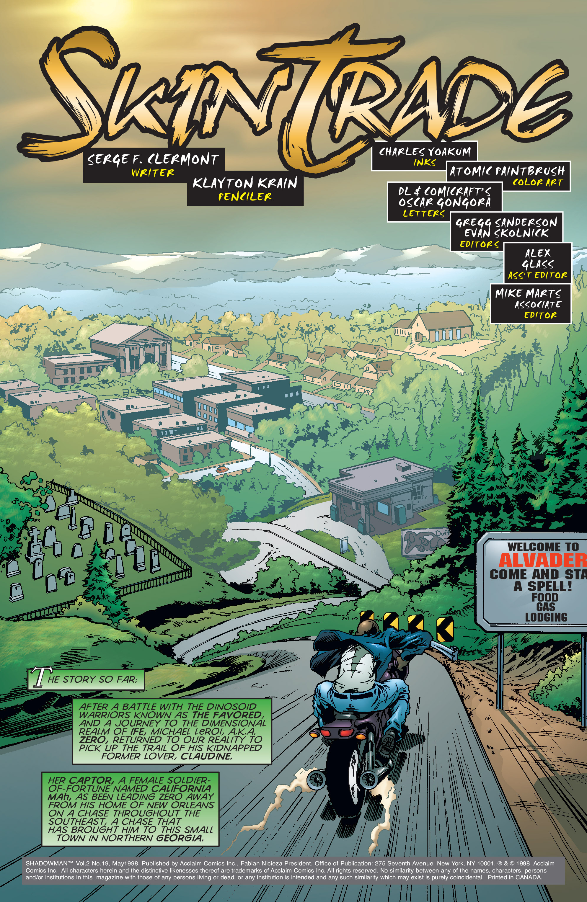Read online Shadowman (1997) comic -  Issue #19 - 2