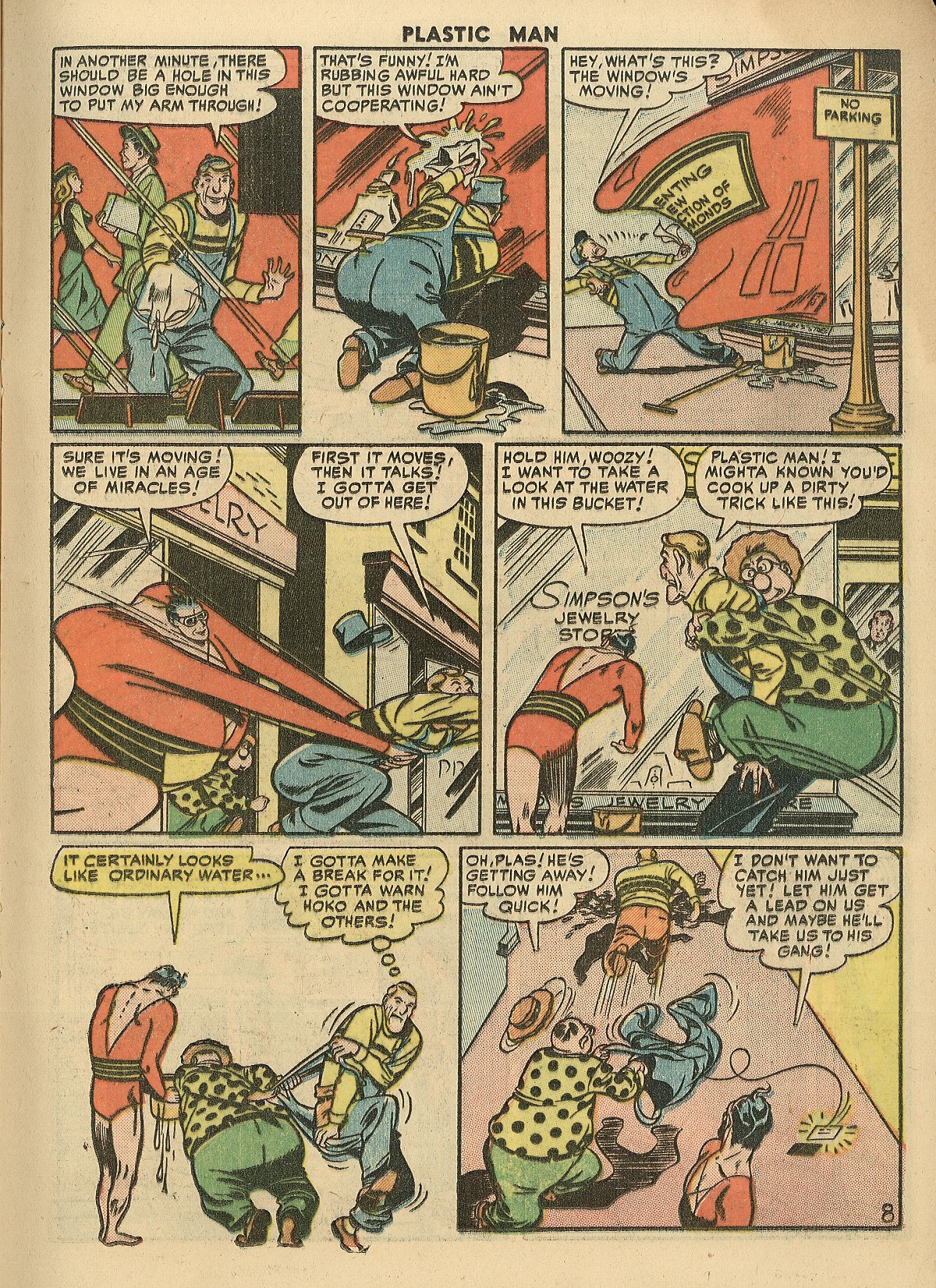 Read online Plastic Man (1943) comic -  Issue #28 - 23