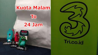Cara Mengubah Kuota Malam 3 (Tri) Menjadi Kuota 24 Jam