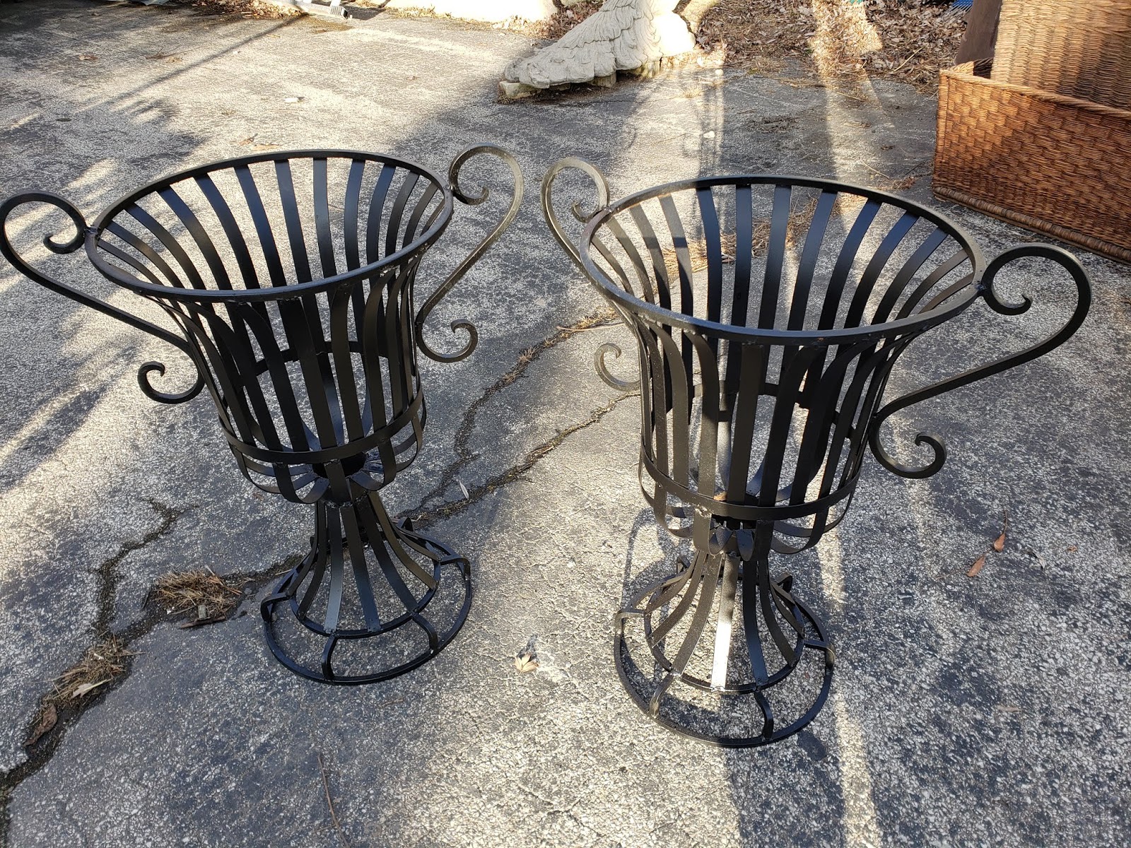 Gear Acres at Top of the Hill Wrought Iron Urns and Taking Advantage