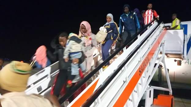  Photos: Fifth batch of Libyan Returnees arrive in Port Harcourt