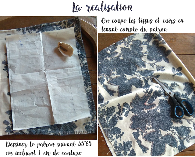 DIY - bag leather - flowers -upcycling - totebag -sac cuir DIY - bag leather - flowers -upcycling - totebag -sac cuir