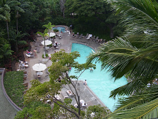 Hale Koa military resort on Waikiki Beach in Oahu, Hawaii