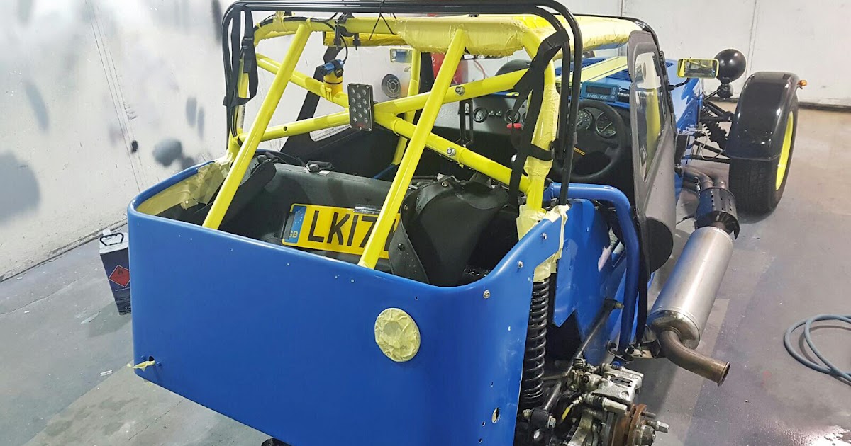 2019 Caterham 270R Racing Blog Painted Rear Triple Stripe