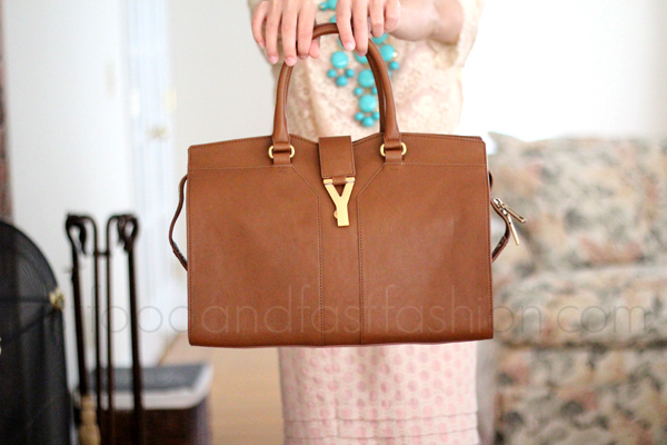 Review: YSL Cabas Chyc Large Leather East West Bag - Elle Blogs